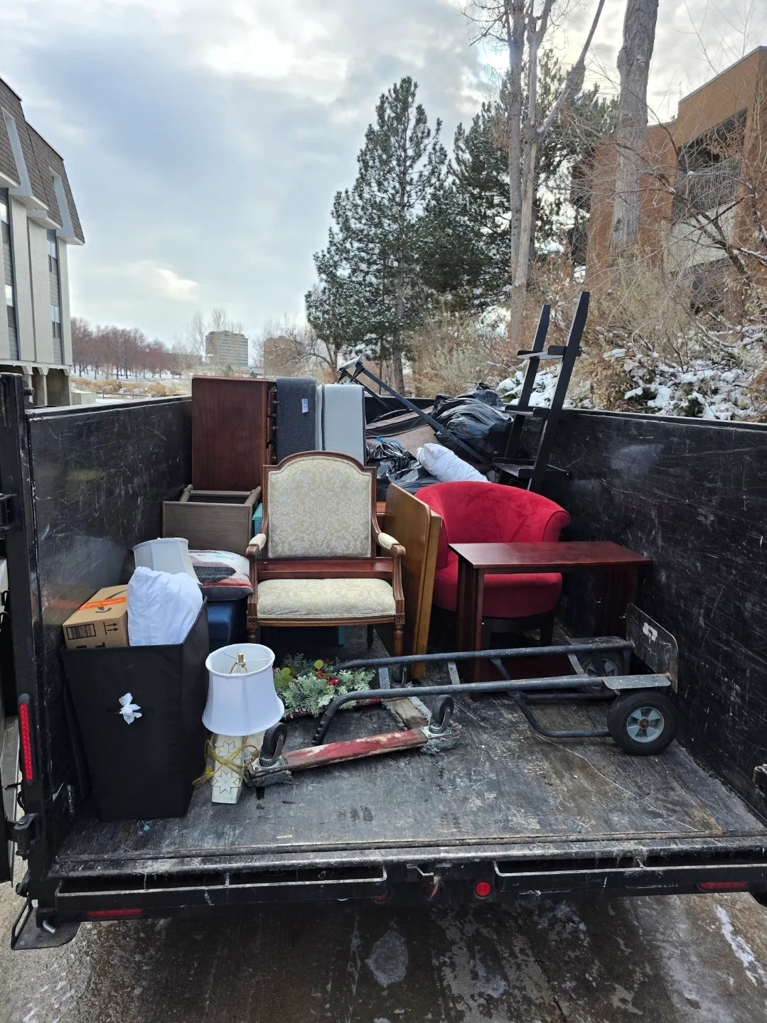 A room cleared during a compassionate cleanout in the Denver metro